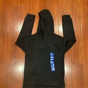 PUMA Jet Black Pullover Hoodie
